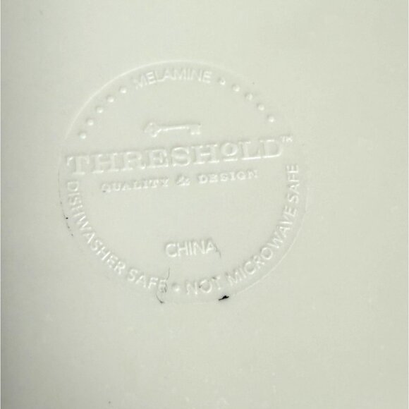 Threshold Melamine Salad Plates Silver Gold Glitter Chic Paint Splatter Set of 4 - Picture 7 of 10